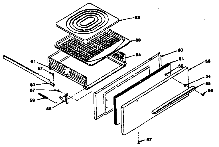 Kenmore 1197038810 broiler section diagram