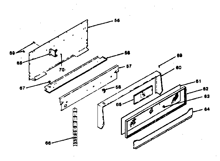 Kenmore 1199008810 backguard (119.9098810) diagram