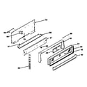 Kenmore 1199058810 backguard (119.9098810) diagram