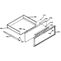 Kenmore 1199058810 storage drawer diagram