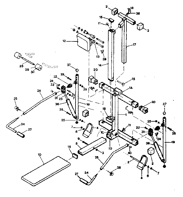 Lifestyler 83128687 unit parts diagram