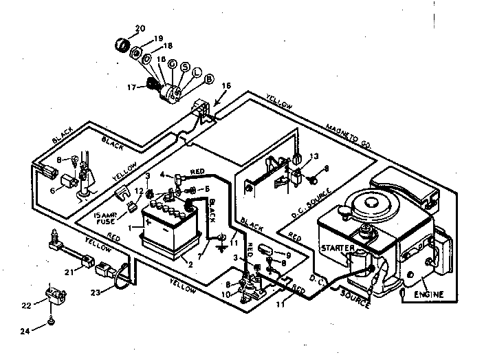 Craftsman 502254142 pictorial wiring diagram diagram