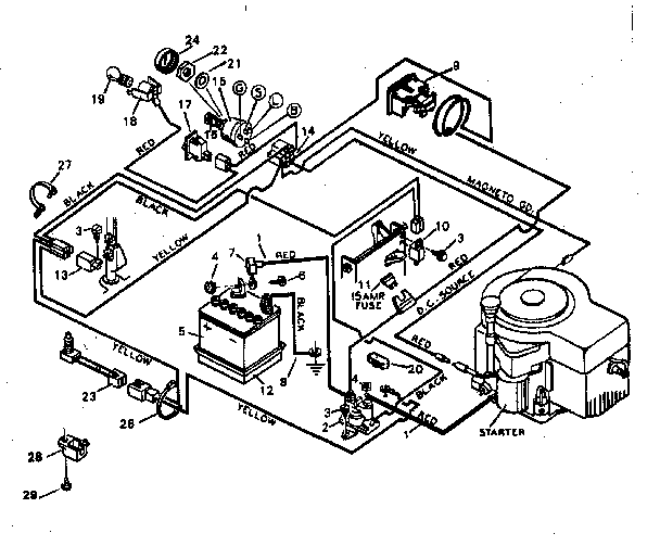 Craftsman 502254152 pictorial wiring diagram diagram