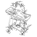 Craftsman 502254152 mower housing suspension diagram