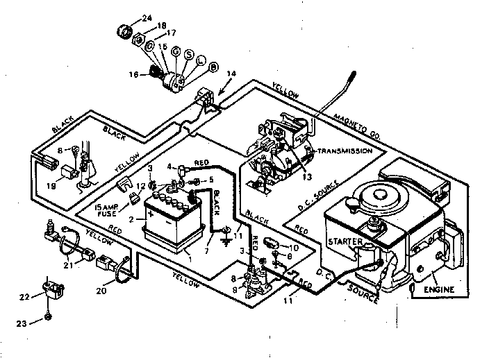 Craftsman 502254170 pictorial wiring diagram diagram