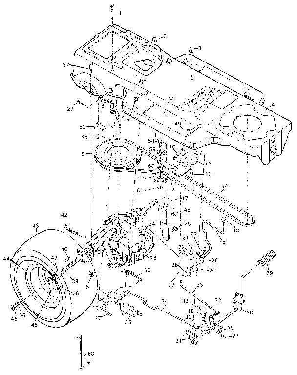 Craftsman 502254281 motion drive diagram