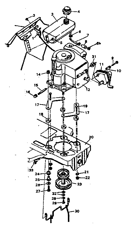 Craftsman 502254290 engine mount diagram