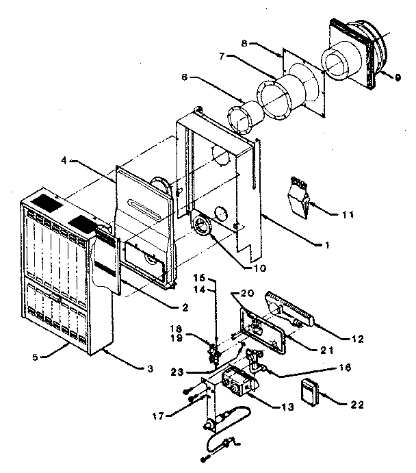 Kenmore 629776740 non-functional replacement parts diagram