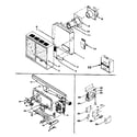 Kenmore 629756740 furnace, control, and optional blower assembly diagram