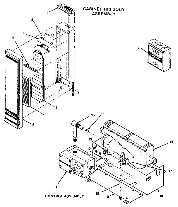 Kenmore 629756660 cabinet and body assembly diagram