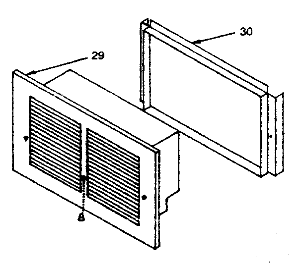 Kenmore 629756660 rear outlet kit 64-78417 diagram