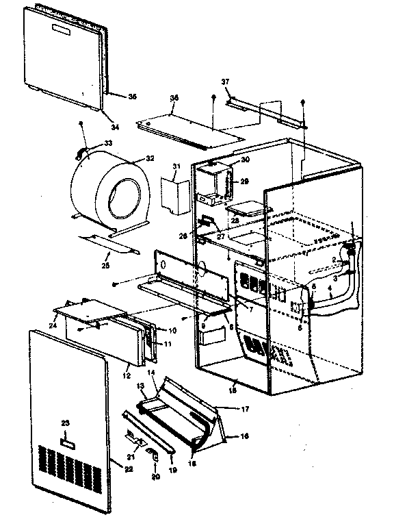 Kenmore 867769502 non-functional replacement parts diagram