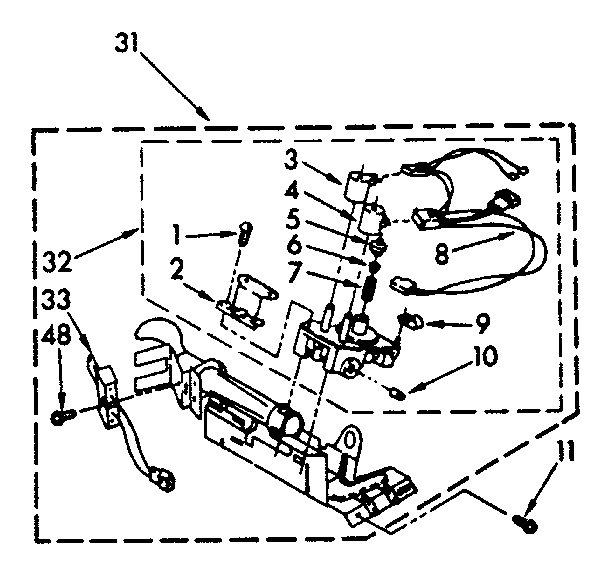 Kenmore 11089419600 gas burner parts diagram