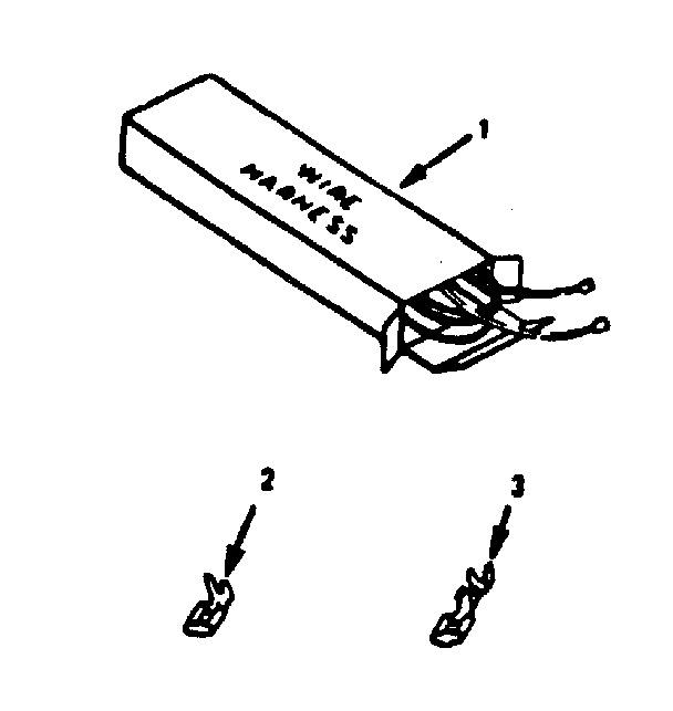 Kenmore 2784018891 wire harnesses and components diagram