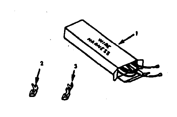 Kenmore 9116128811 wire harnesses and components diagram
