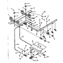 Kenmore 9117138810 burner section diagram
