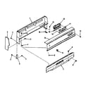 Kenmore 9117358810 backguard section diagram