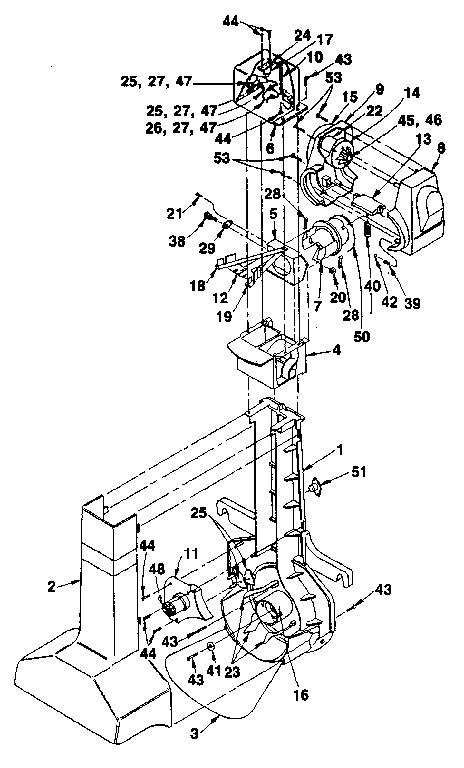 Sears 26222 robot #207-100 diagram
