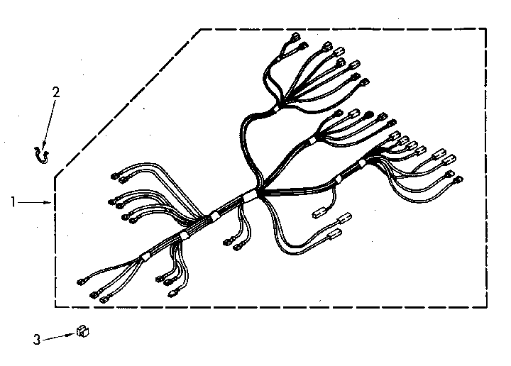 Kenmore 6654098990 wiring harness diagram