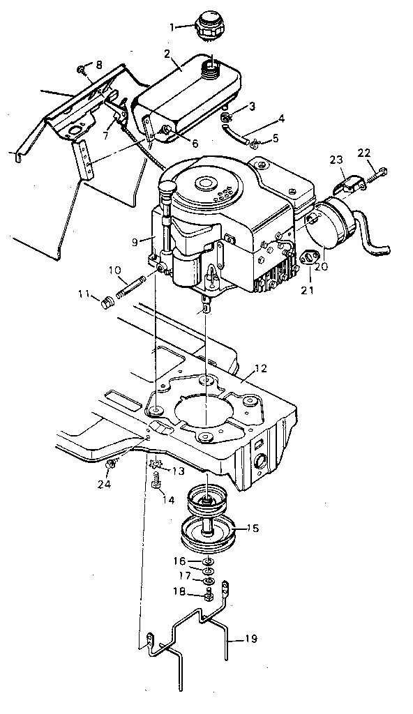 Craftsman 502259280 engine mount diagram