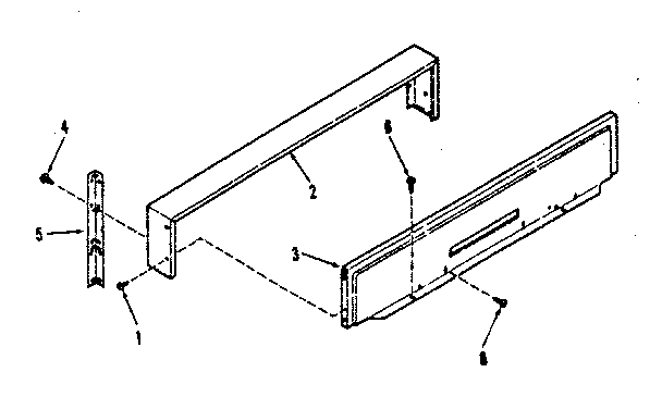 Kenmore 9117108810 backguard section diagram