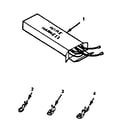 Kenmore 9117108810 wire harness and components diagram