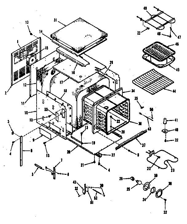Kenmore 2784038892 body section diagram