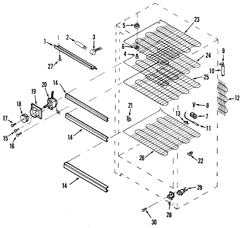 Kenmore 2538283680 liner diagram