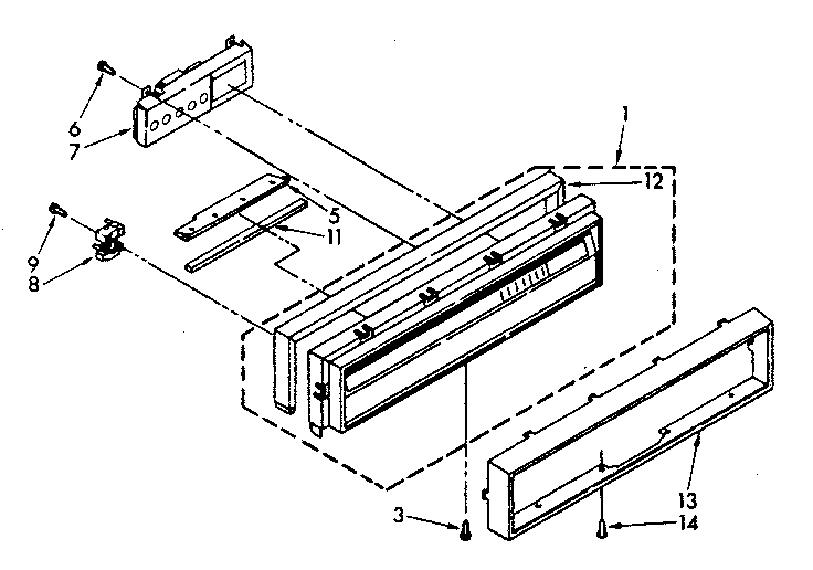 Kenmore 6651696581 console diagram