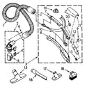 Kenmore 1162943580 hose and attachment diagram