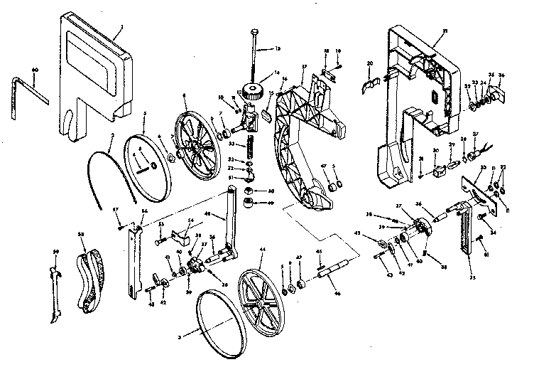 Craftsman 113247210 drive assembly parts diagram
