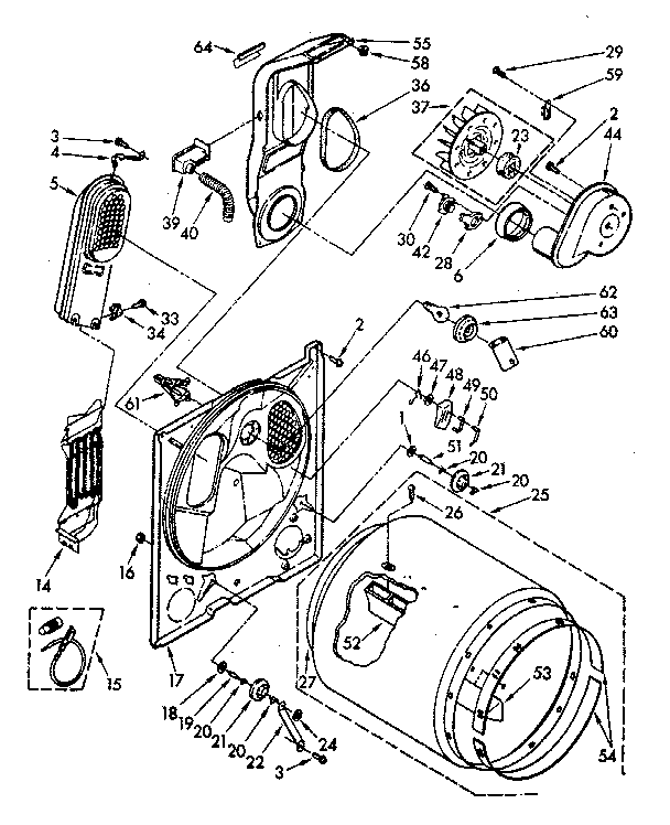 Kenmore 11086682310 bulkhead diagram