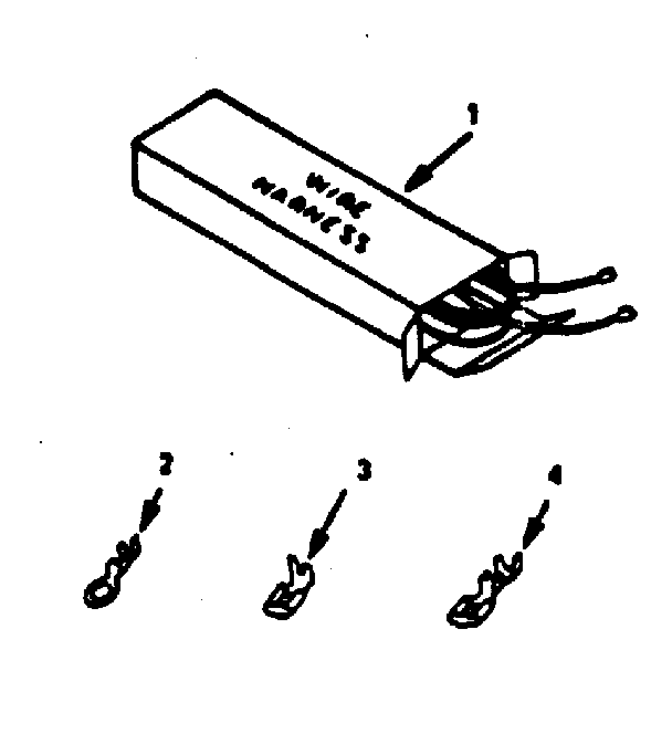 Kenmore 2783218890 wire harness and options diagram