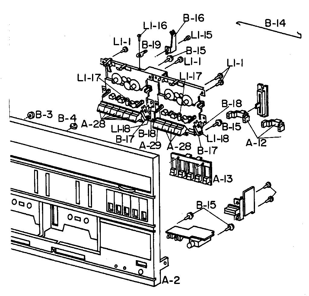LXI 30491862 550 front assembly diagram