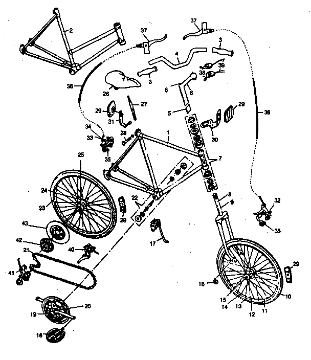 Sears 545455111 unit parts diagram