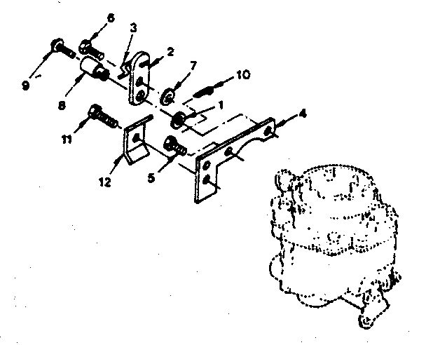 Craftsman 917254421 choke control (front pull) diagram