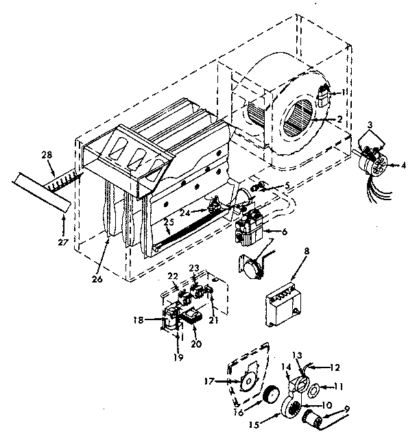 Kenmore 867768471 functional replacement parts/768450 diagram