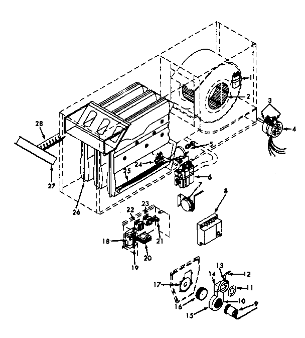 Kenmore 867768471 functional replacement parts/768451 diagram