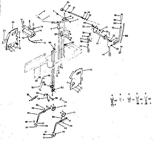 Craftsman 917254221 lift adjustment diagram