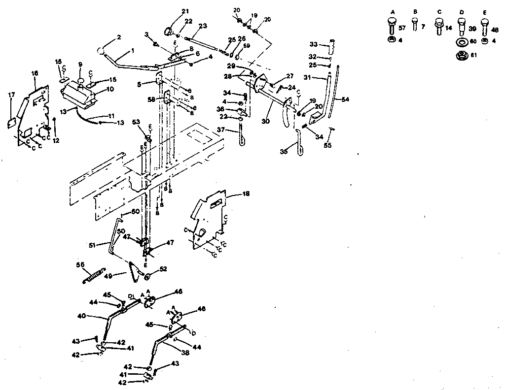 Craftsman 917254231 lift adjustment diagram