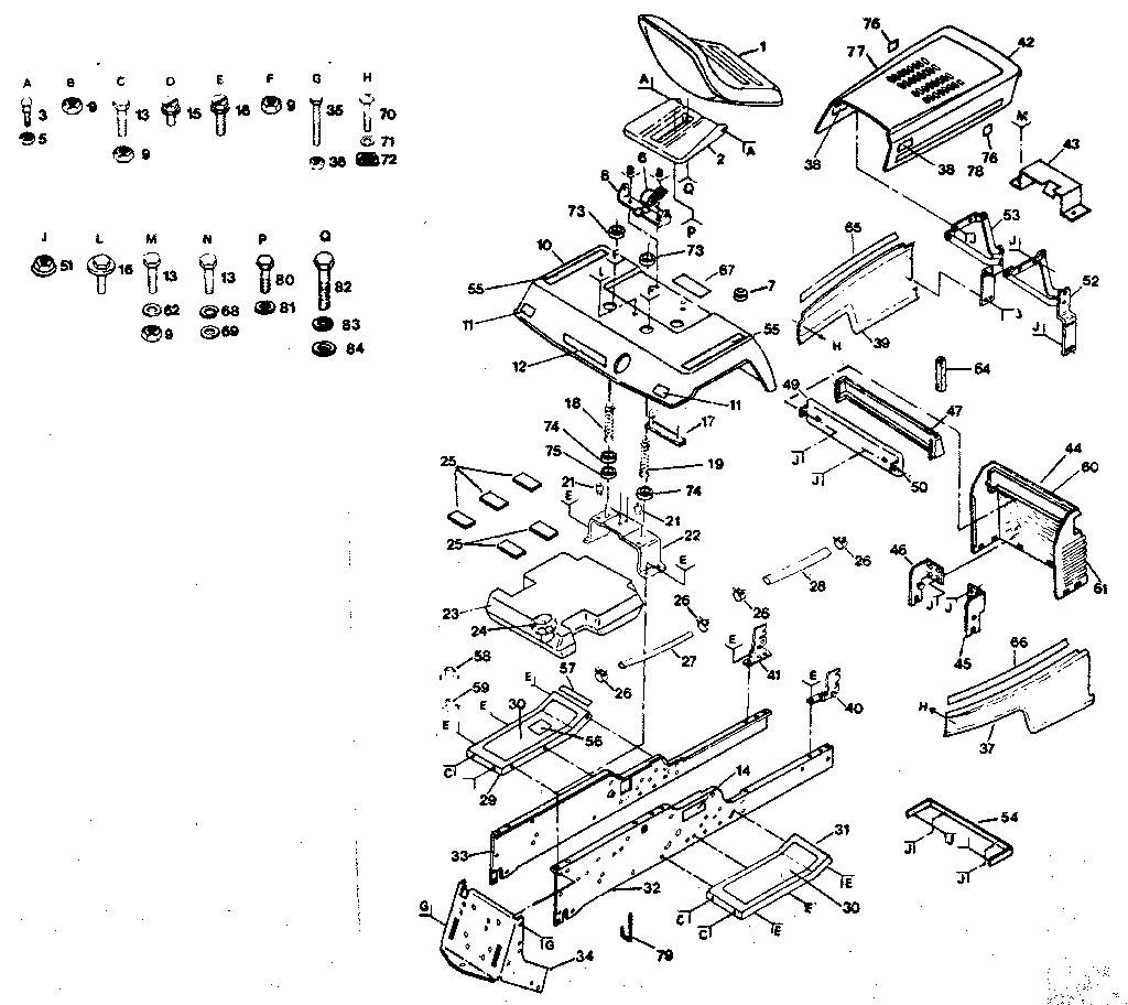 Craftsman 917254420 chassis and enclosures diagram