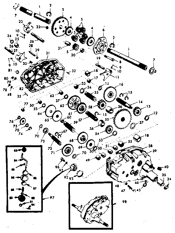 Craftsman 917254420 transaxle diagram