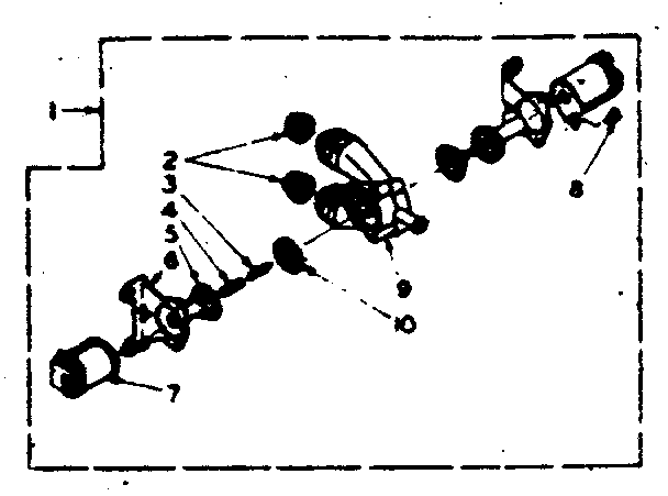 Kenmore 1106205704 mixing valve diagram