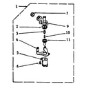 Kenmore 1106005450 dole mixing valve assembly diagram