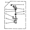 Kenmore 1106004102 dole mixing valve assembly diagram