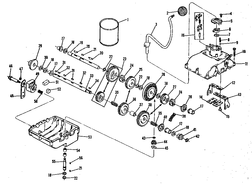Craftsman 91769890 transmission assembly diagram