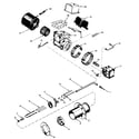 ICP NLOD112DF03 burner assembly diagram