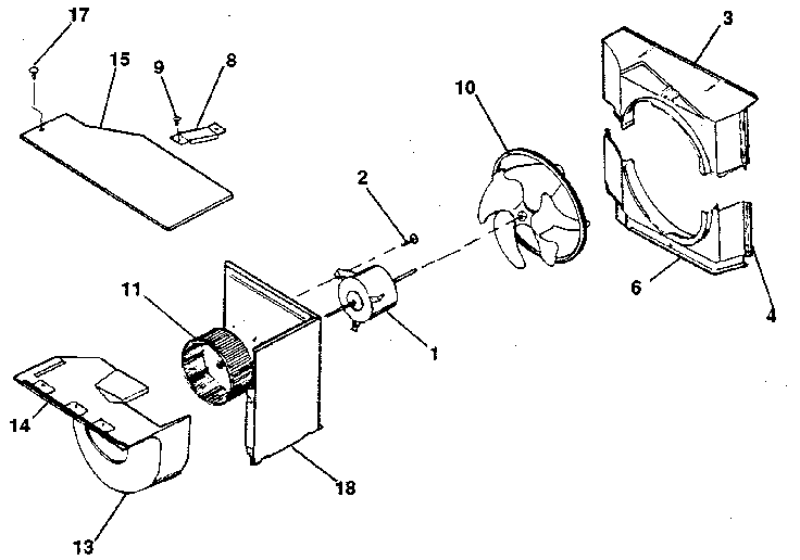 Kenmore 2538782590 air handling diagram