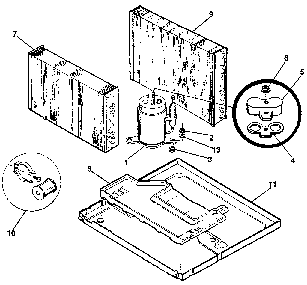 Kenmore 2538782590 compressor diagram