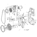 Craftsman 113244401 frame and motor mount assembly diagram